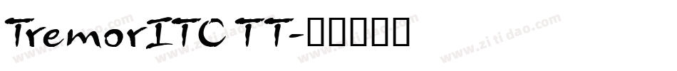 TremorITC TT字体转换